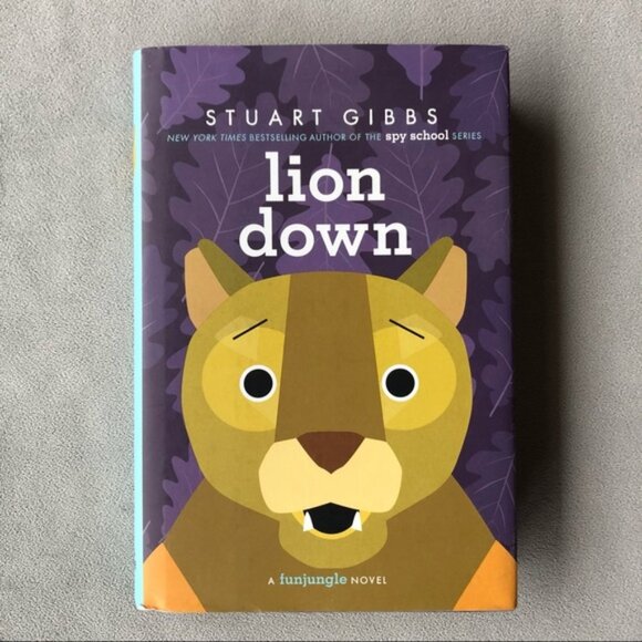 Lion Down ~ Stuart Gibbs ~ Hardcover - Picture 1 of 8